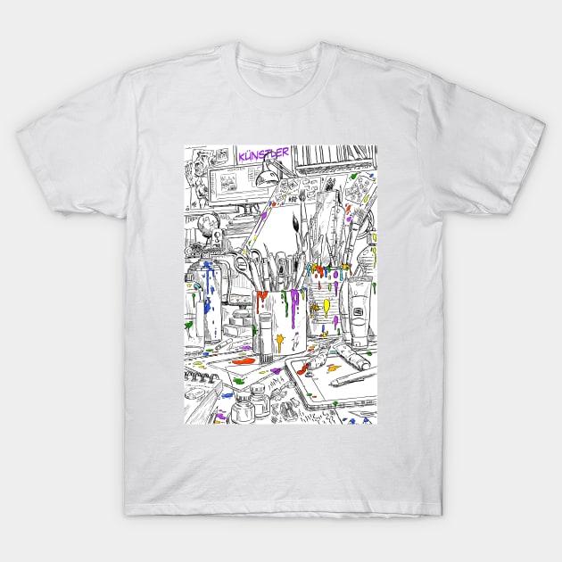 Artist - Künstler T-Shirt by matjackson